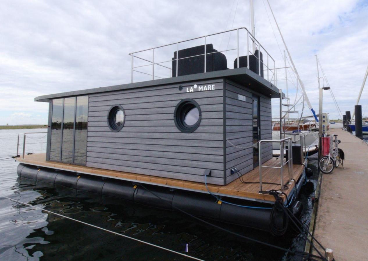 Hausboot Fjord Lacerta Mit Dachterrasse In Wendtorf Buitenkant foto