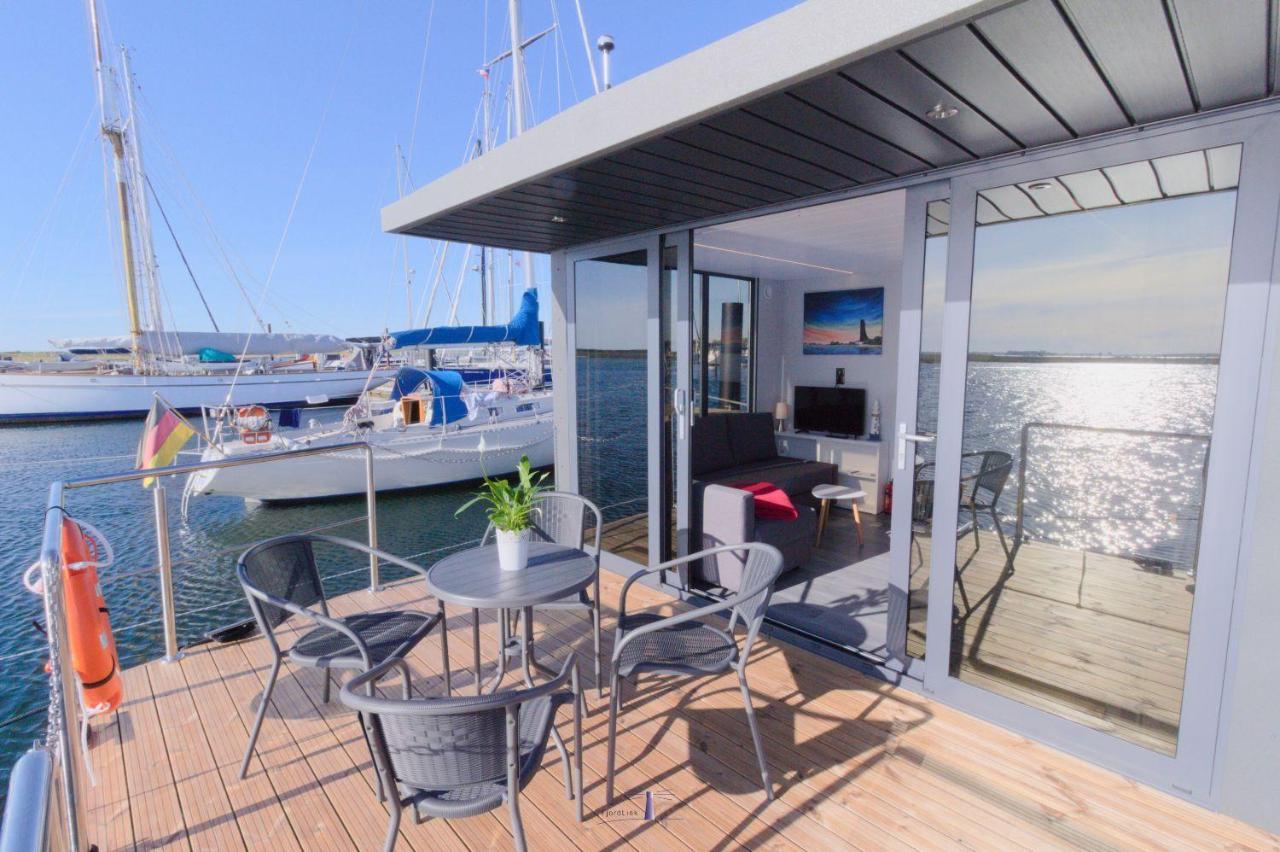 Hausboot Fjord Lacerta Mit Dachterrasse In Wendtorf Buitenkant foto