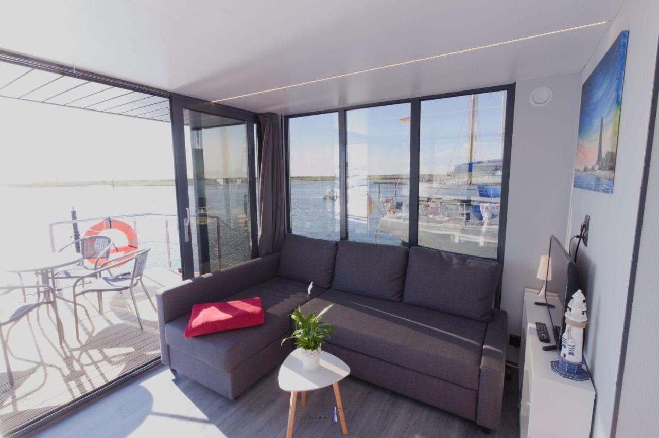 Hausboot Fjord Lacerta Mit Dachterrasse In Wendtorf Buitenkant foto