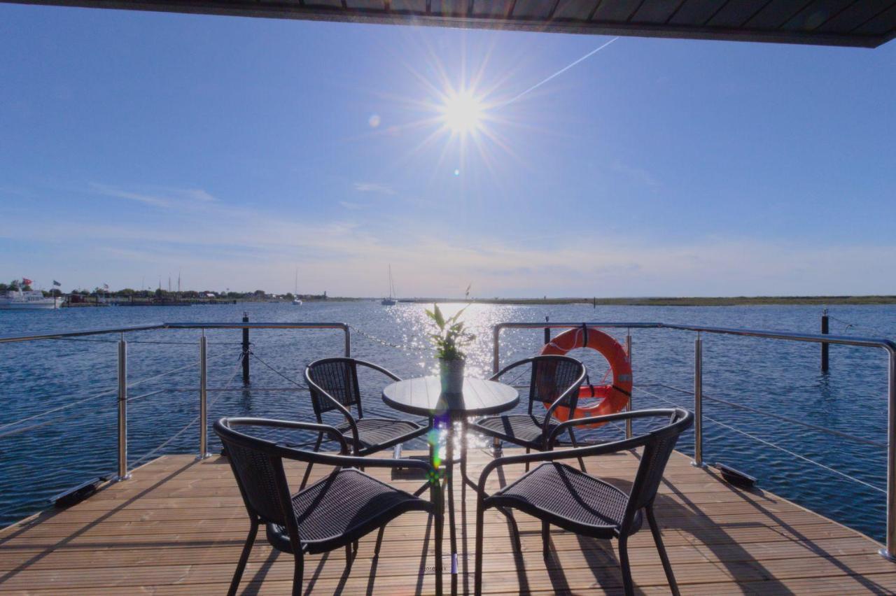 Hausboot Fjord Lacerta Mit Dachterrasse In Wendtorf Buitenkant foto